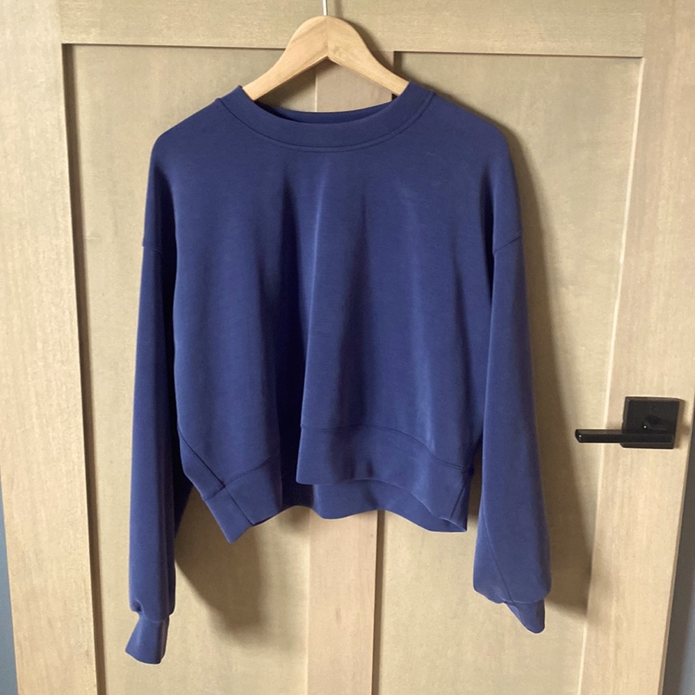 Lululemon Softstream Perfectly Oversized Cropped Crew Long Sleeve Sweatshirt